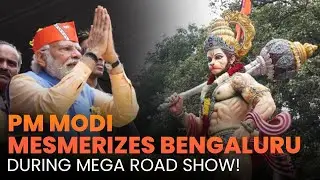 PM Modi Mesmerizes Bengaluru during Mega Road Show!