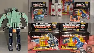 Transformers generation one legout review. G1 Japanese exclusive cassette combine Dile & Zaur 1987