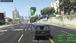 GTA 5 benchmark AMD A6 9225 Radeon R4 Graphics