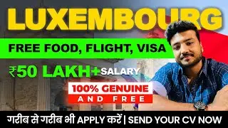 URGENT! Get Hired In Luxembourg  Luxembourg Work Visa 2025   Jobs in Luxembourg   Europe Country