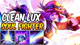 SOUL FIGHTER LUX CLEAN FULL AP MID GAMEPLAY | Build & Runes | League of Legends