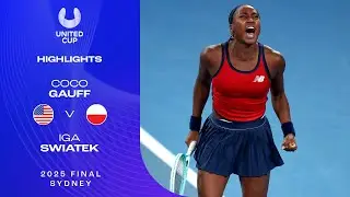 Coco Gauff v Iga Swiatek Highlights | United Cup 2025 Final