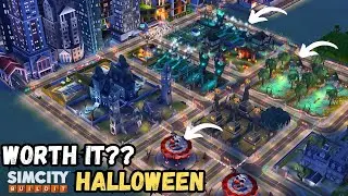 BORONG BANGUNAN EVENT HALLOWEEN APAKAH WORTH IT?? SIMCITY BUILDIT GAMEPLAY