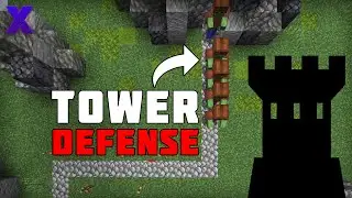 ЗАЩИЩАЮ БАШНЮ ОТ ЗОМБАКОВ! - Tower Defense (Minecraft Карта)