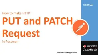 Postman #4 | PUT and PATCH request in postman