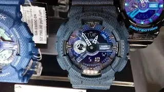 Cs-time.ru CASIO G-SHOCK GA-110DC-1A DENIM. Противоударные водонепроницаемые часы