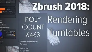 Rendering Turntables In Zbrush