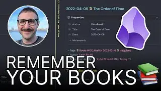 📚Obsidian Book Notes System and Template