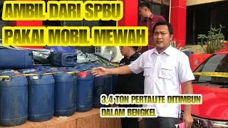 Tiga Ton BBM Pertalite Ditimbun dalam Bengkel di Ambon