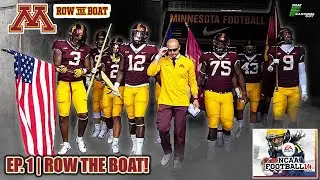 ROW THE BOAT! Minnesota Golden Gophers Dynasty NCAA14 EP.1 (2020)