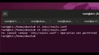 How to solve resolv.conf in ubuntu - failed removing  file /etc/resolv.conf Operation not permitted