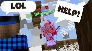 Playing skywars with a Friend is so FUNNY! | DibsterPlayz