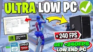 Fortnite Best Low End PC! (Max FPS & No Input Delay on Low End PC) Fortnite Chapter 6 Best Settings