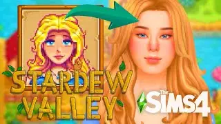 making stardew valley bachelorettes + sim download | sims 4: cas challenge