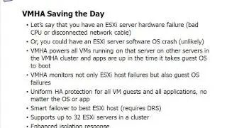 Lesson 24   Implementing High Availability with VMware HA VMHA