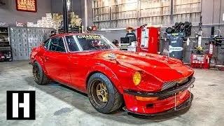 Crazy Clean Garage Build: SR20 Powered Chasing Js 240z