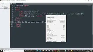 How to create basic webpage with Sublime Text3# How to Run code Html code Run | How to run code