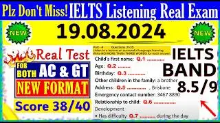 IELTS LISTENING PRACTICE TEST 2024 WITH ANSWERS | 19.08.2024