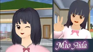 MIO AIDA as anime character [Digital Drawing] || Sakura School Simulator