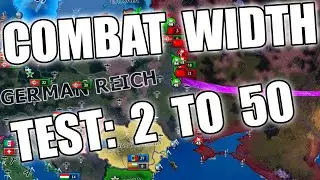 Best combat width in No Step Back - 2 to 50 all tested