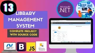 Library Management System Complete project with source code in ASP.NET C# ,SQL | Part-13 | CoderBaba