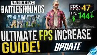 🔧 BATTLEGROUNDS: SANHOK UPDATE! Dramatically increase performance / FPS with any setup!