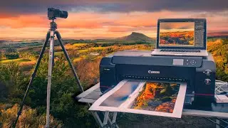 I dragged the Canon PRO 1000 up a hill to prove PRINTING matters!!