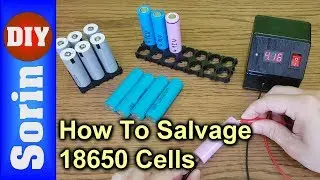 How To Test Salvaged 18650 Cells - From Laptop Batteries