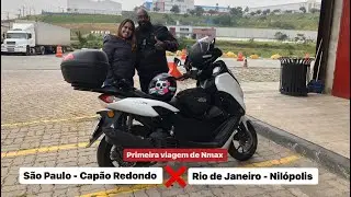 Viagem de Scooter Nmax São Paulo para Rio de Janeiro com garupa