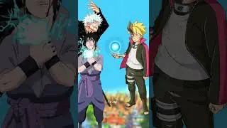 Boruto Vs Gojo & Sasuke