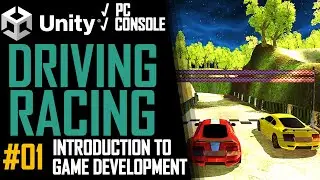 How To Make A Driving & Racing Game In Unity - Tutorial 01 - Beginner Basics - Best Guide