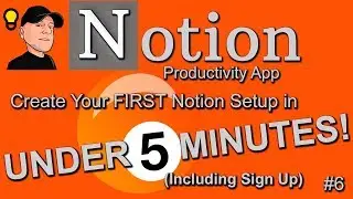 In Under 5 Minutes, Set Up Your First Notion Productivity App Workspace!