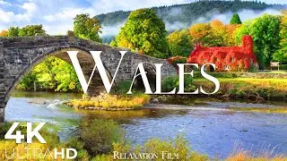 Wales (UK) • Relaxation Film - Peaceful Relaxing Music - Nature 4k Video UltraHD