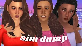 valentines sim dump💞 + meet my favorite sims | the sims 4