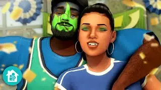 Sports Party + A Big Suprise! The Sims 4 Growing Together #25