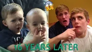 TRY NOT TO LAUGH - FUNNY Jake Paul Vines and Instagram Videos Compilation w/ Logan Paul