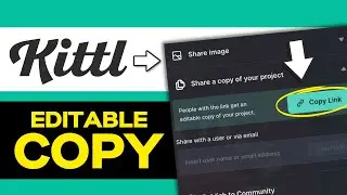 How to Share an Editable Copy of Your Project on Kittl