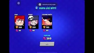 Sezon bitti😢Acaba kaç yıldız puanı kazandım |Brawl Stars