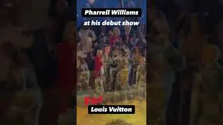 Pharrell Williams at his debut show for Louis Vuitton #shorts #celebrities