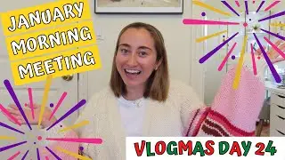 JANUARY MORNING MEETING Slides, Activities, & Games | Virtual & Classroom New Years | VLOGMAS DAY 24