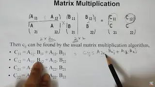 Strassen's Matrix Multiplication | Algorithm | Time Complexity | Divide and Conquer |Easy Learn| DAA