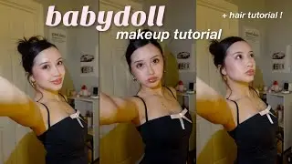 my "BABYDOLL" MAKEUP/HAIR TUTORIAL🎀