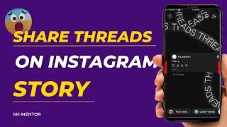 How to Share Threads on Instagram Story in Android/iPhone || Instagram Threads