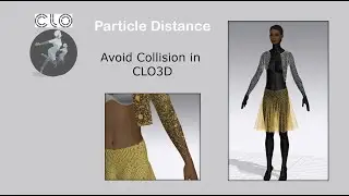 Mesh, particle distance and additional thickness in CLO3D | Get Rid of Collision problem