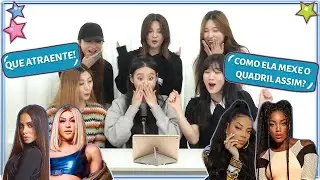 KPOP GROUP REACTS TO ANITTA, PABLLO VITTAR, IZA AND LUDMILLA (WITH BOTOPASS)