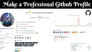 ADD Pro Level README File in Github Profile | Make a Professional Github Profile 🔥