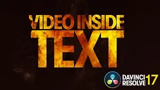 Video Inside Text Effect | Tutorial | DaVinci Resolve | The Resolve Store