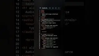 Audio tag and it's Attributes in html | single Vs Multiple Source 