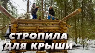 Собираем стропила | ЛЕСНОЙ ДОМ | ИЗБА | FOREST HOUSE | DUGOUT | HUT