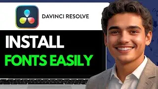 HOW TO DOWNLOAD AND INSTALL FONTS IN DAVINCI RESOLVE! (2024)